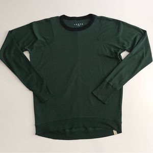 Lunya Dark Green Long Sleeve Tee